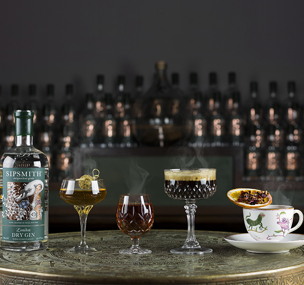 Hot gin roof drink sipsmith