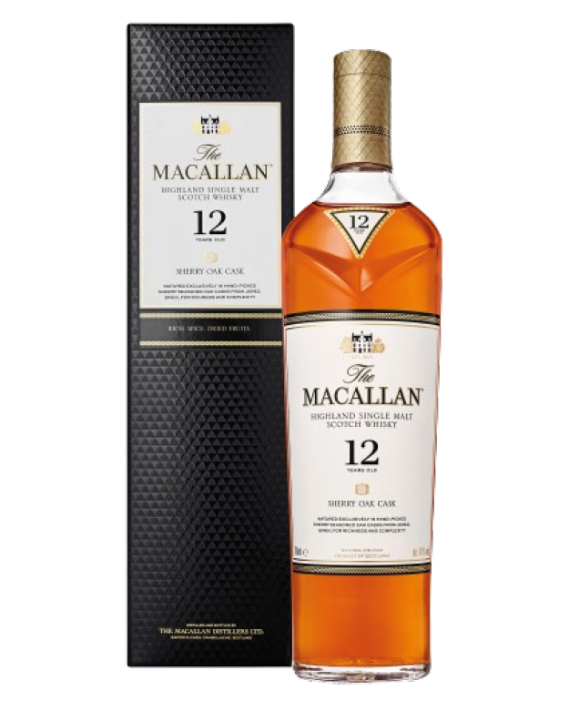 The Macallan 12-Years-Old Sherry Cask Flasche und Box