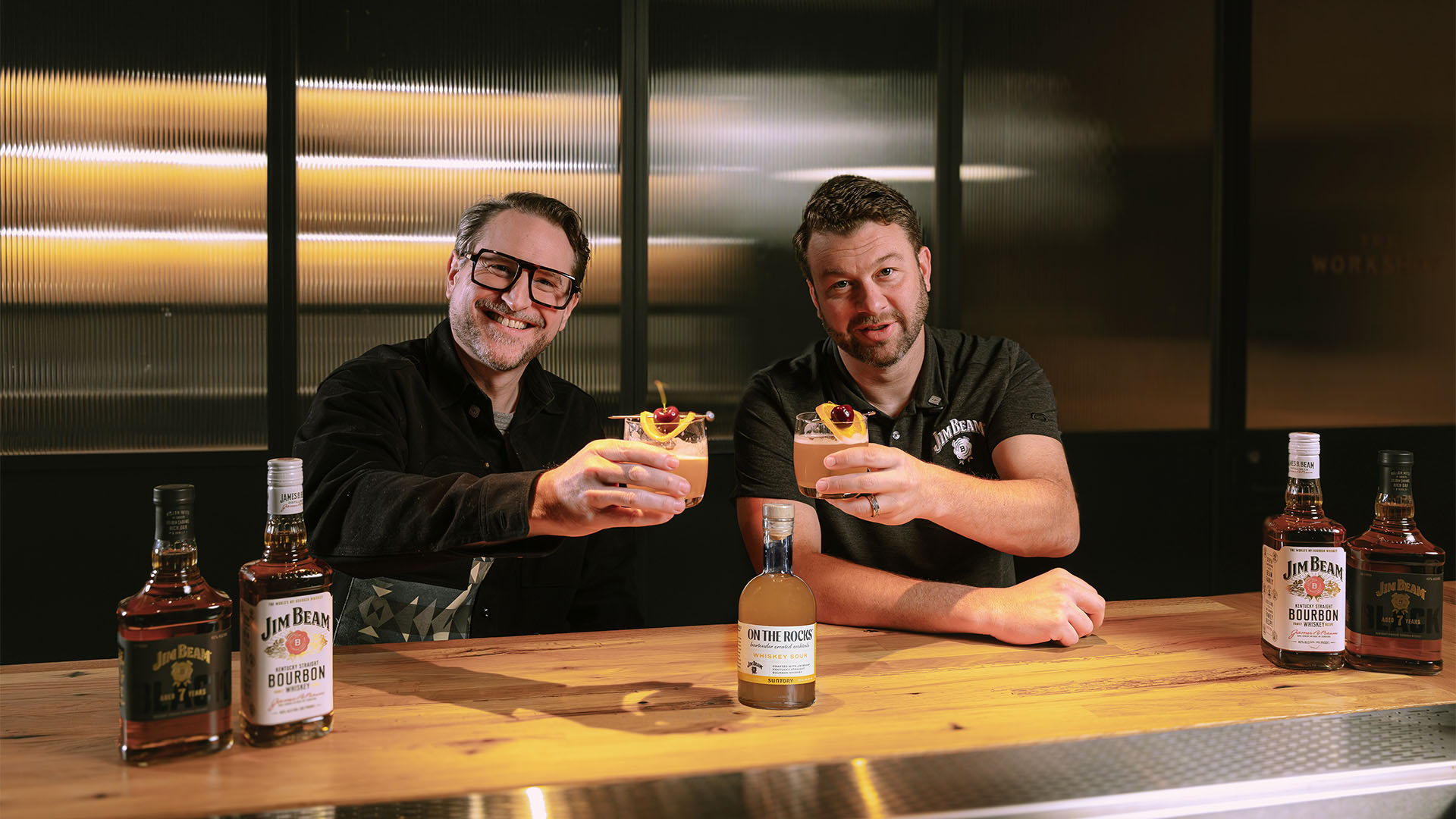 Expert Mixology Meets Heritage Bourbon in New On The Rocks™ Whiskey Sour Crafted with Jim BeamⓇ Kentucky Straight Bourbon