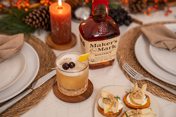 Maker's Mark Bourbon Sour Cocktail