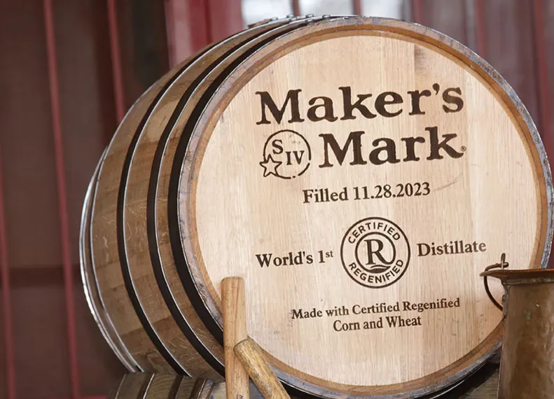 Maker’s Mark® Bourbon Advances its Pursuit of Flavor Through Nature With the Filling of its First Certified Regenified Barrel  