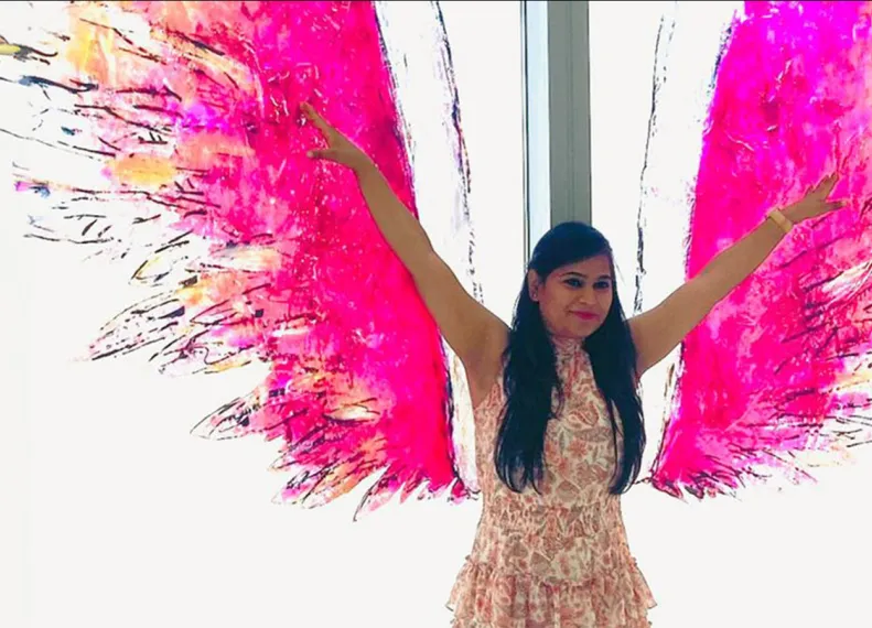 Mani Shukla standing in front