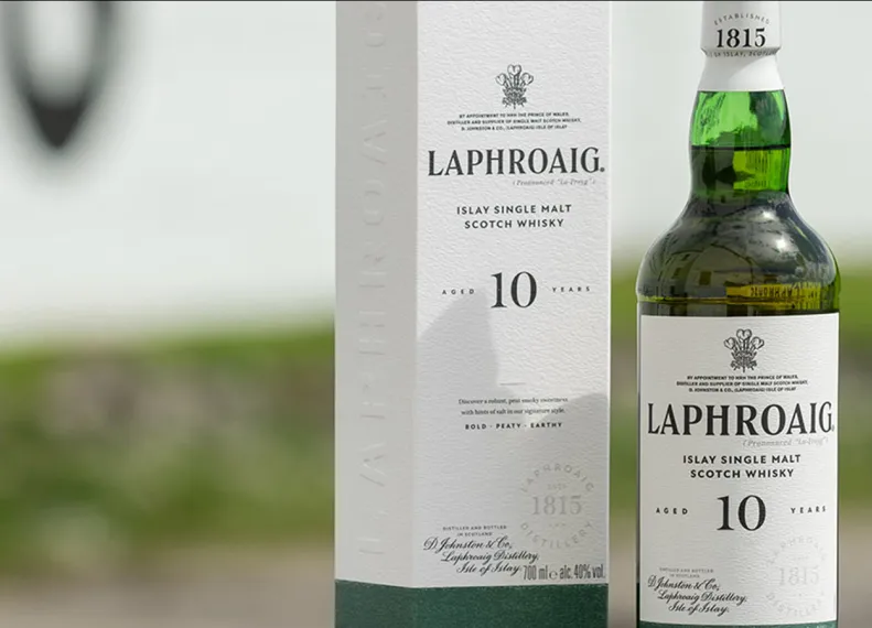 laphroaig unveils packaging redesign in line with long term sustainability goals