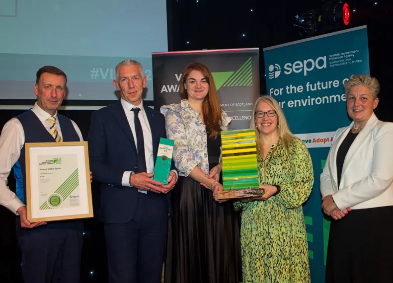 Suntory Global Spirits Receives VIBES Nature Rich Scotland Award for Peatland Water Sanctuary