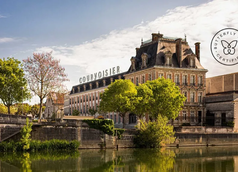 maison courvoisier becomes the first and only cognac house to achieve prestigious butterfly mark certification