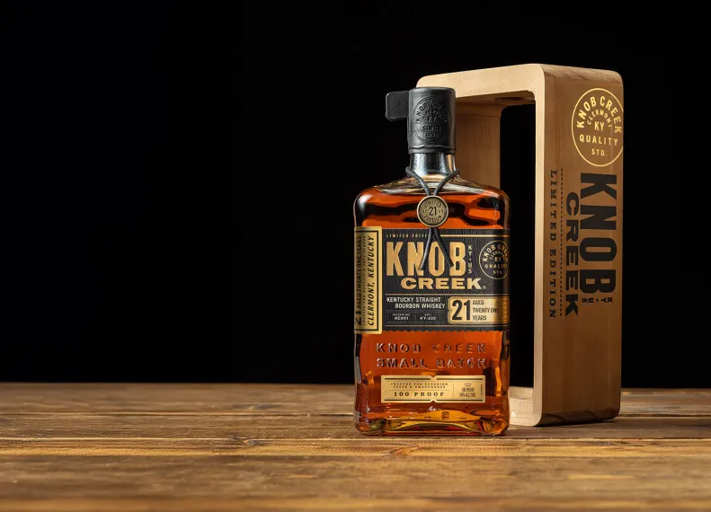 The James B. Beam Distilling Co. Introduces Knob Creek® 21 Year Old, The Oldest Expression in Distillery History