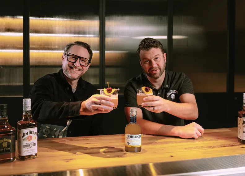Expert Mixology Meets Heritage Bourbon in New On The Rocks™ Whiskey Sour Crafted with Jim BeamⓇ Kentucky Straight Bourbon