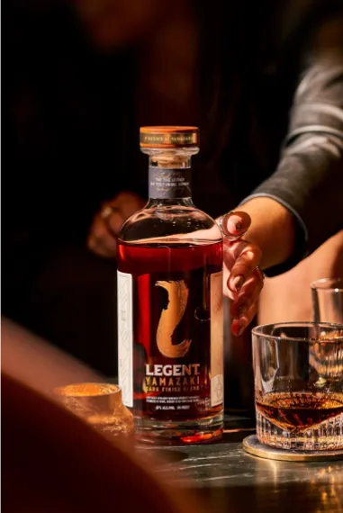 Legent whisky bottle