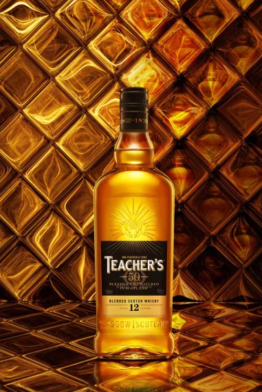 A bottle of Teacher's Scotch whiskey