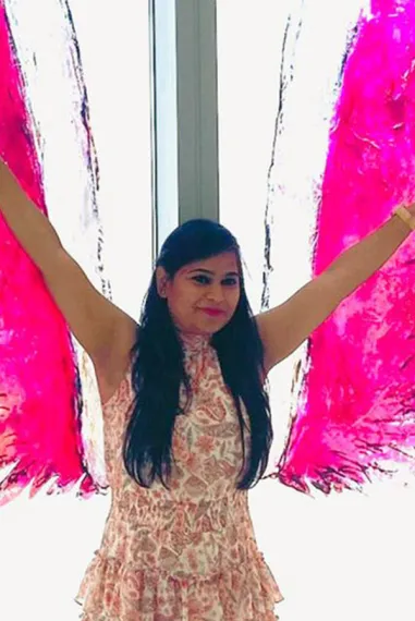 Mani Shukla standing in front