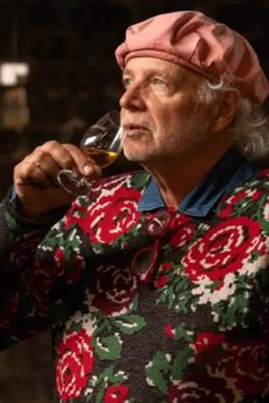 taste trailblazer sipping a glass of laphroaig