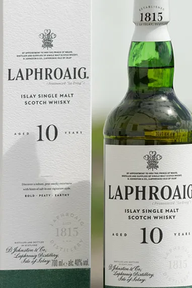 laphroaig unveils packaging redesign in line with long term sustainability goals