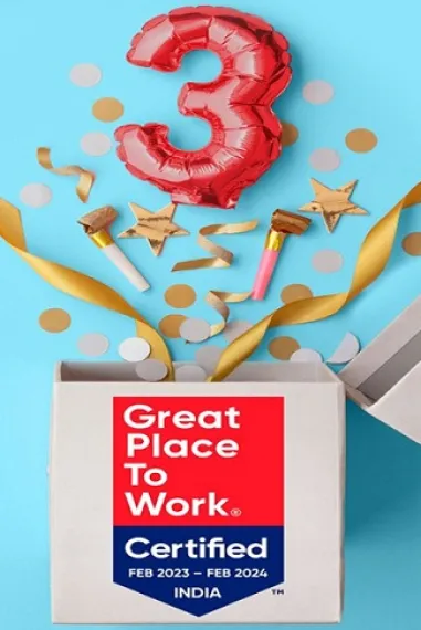 Great Place to Work®-three times in a row