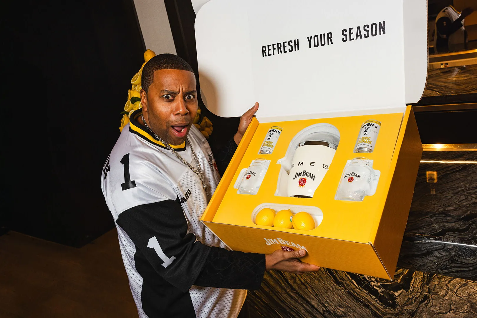 Jim Beam and Kenan Thompson Encourage Disappointed Football Fans to Turn Lemons Into Jim Beam & Lemonade with an Exclusive Kit That Aims To "Refresh Your Season"