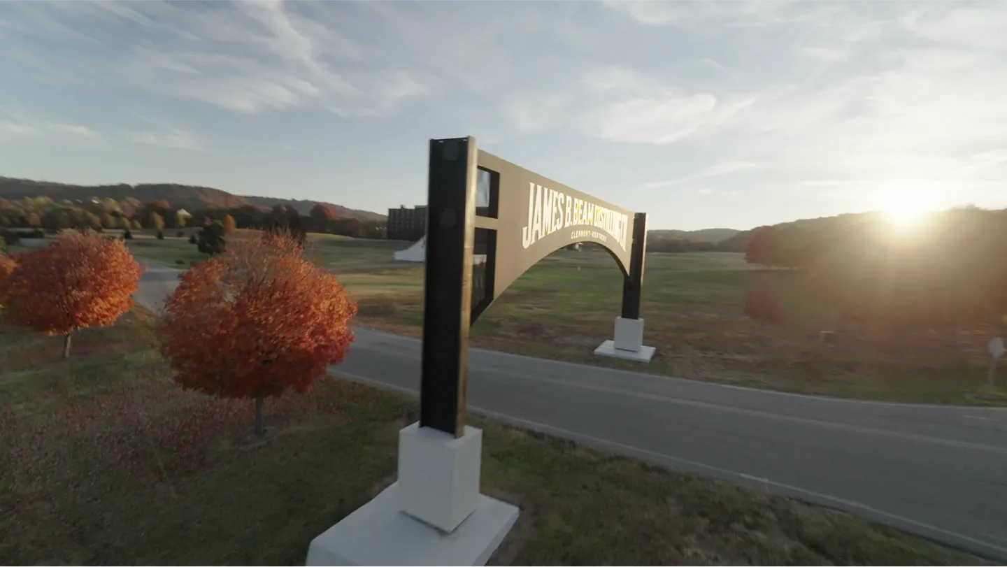 James Beam Distillery main gate