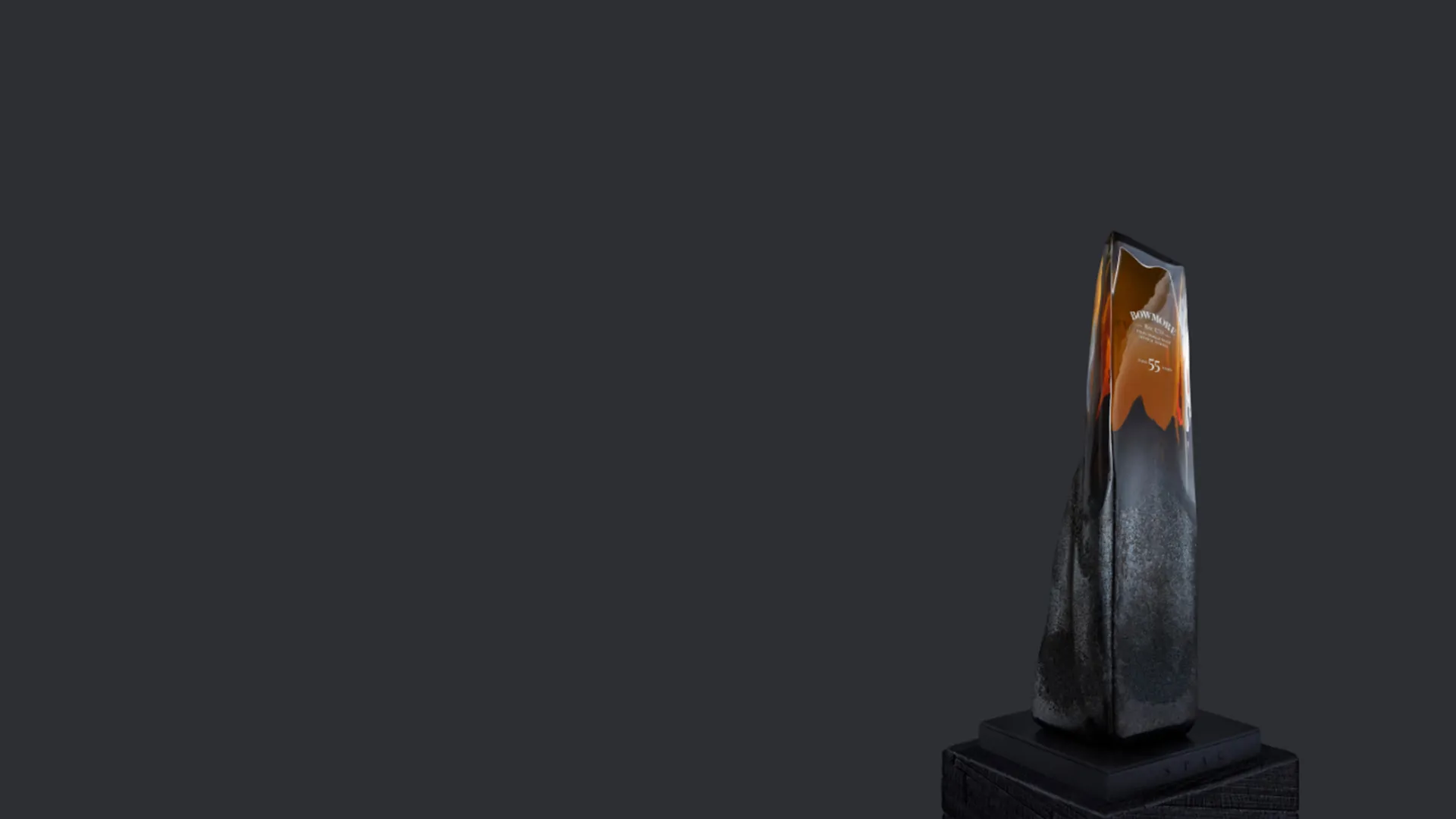 Bottle of Bowmore whisky