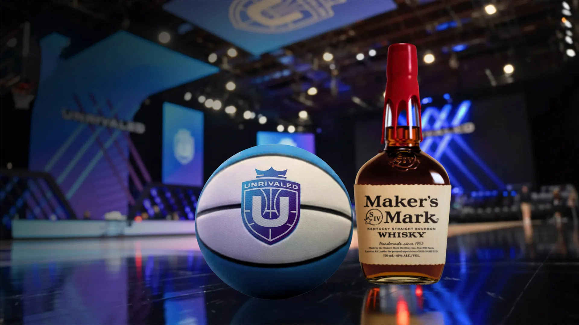 Maker's Mark 2002年限定 バスケットボール記念 ブルートップ Maker's